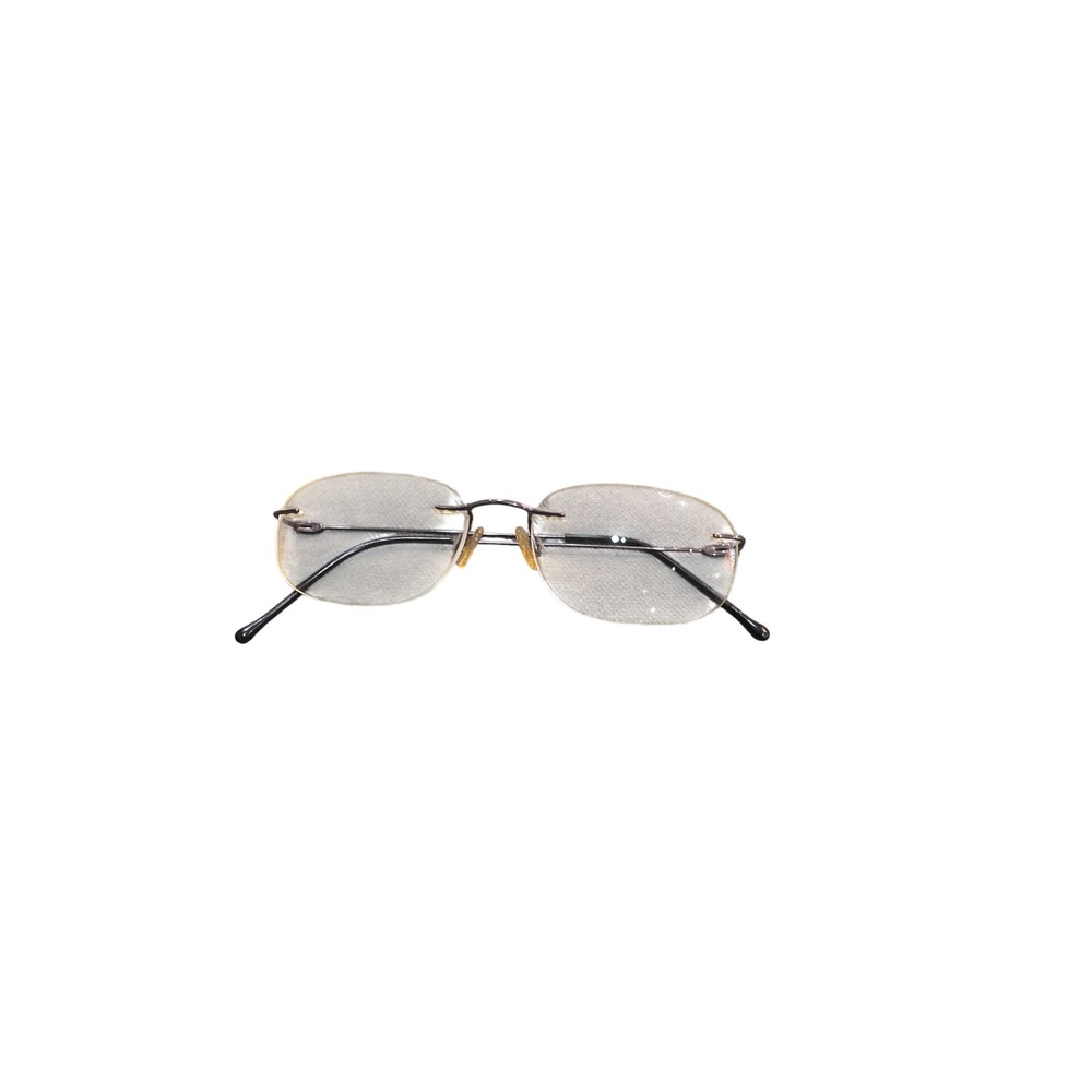 ZEISS Titanium Germany Rimless Oval‎ Eyeglasses 52-0-17 Men's Eyewear Frame ONLY